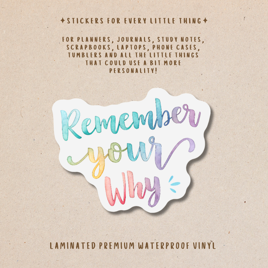 Motivational Die-Cut Stickers – Encouraging & Positive Stickers