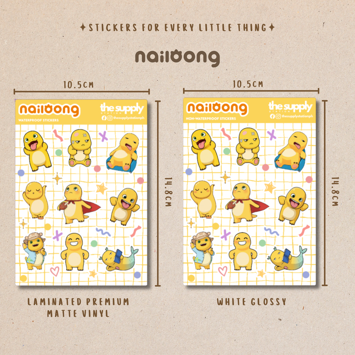 Nailong Sticker Sheet | Cute Character Stickers