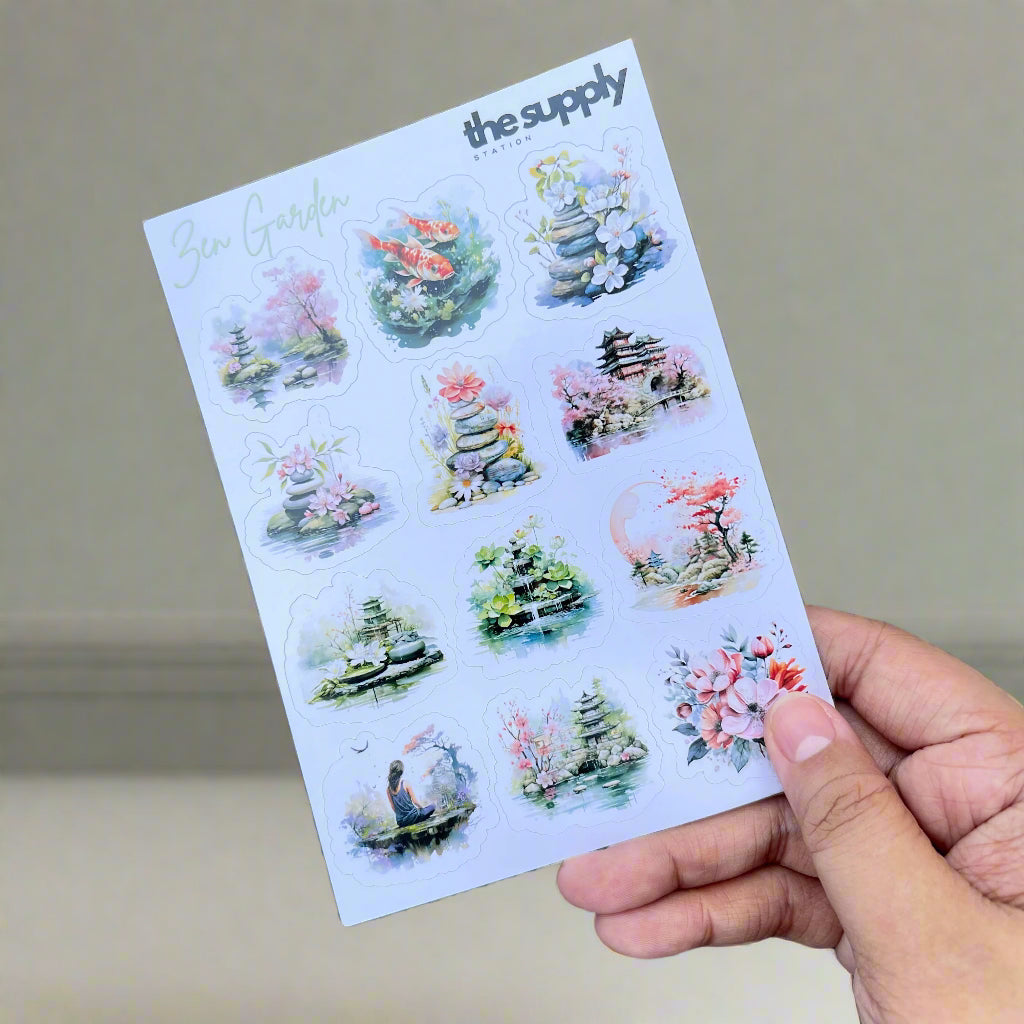 Zen Garden Sticker Sheet