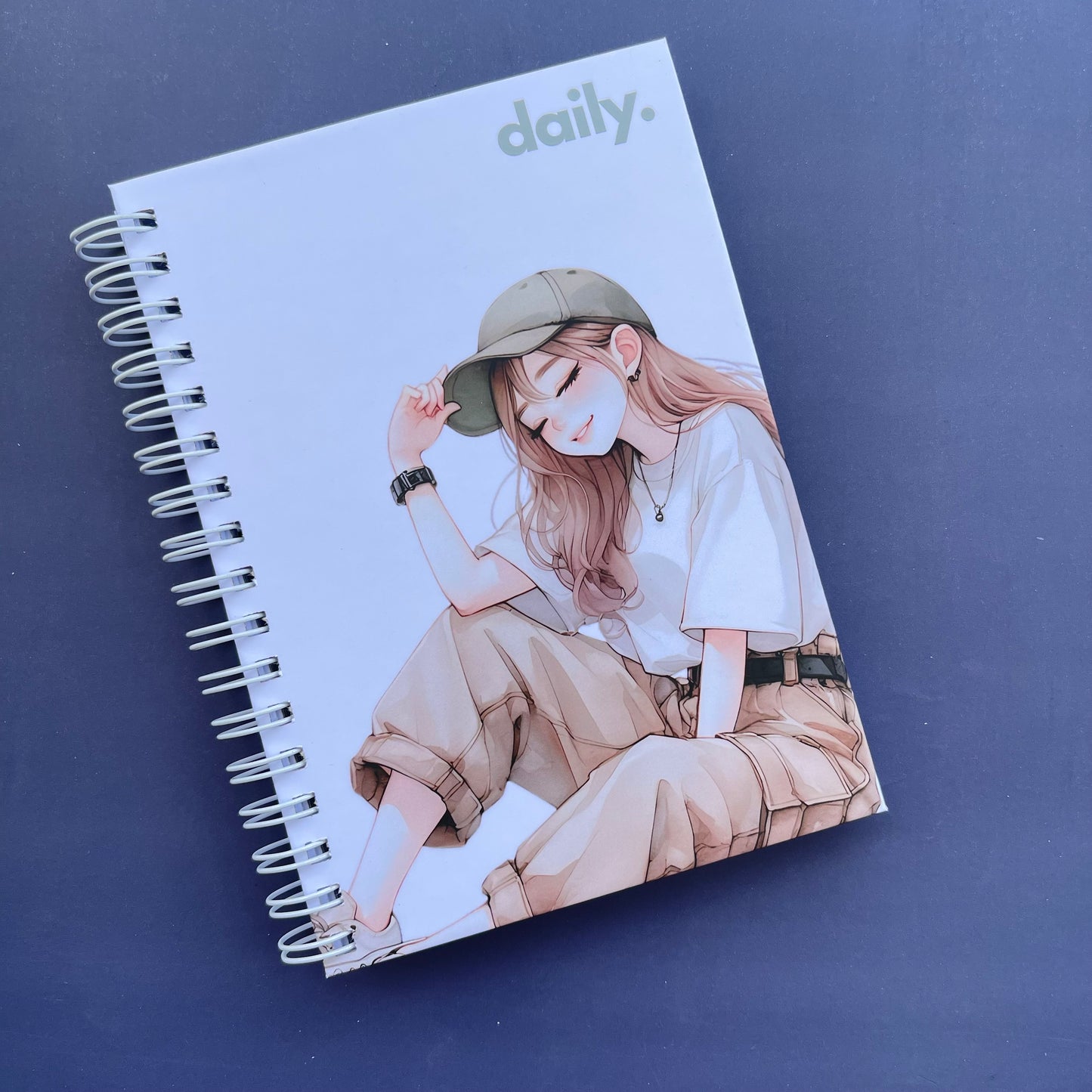 Undated Daily Planner Notebook – Productivity Journal with To-Do List, Time Blocking & Goal Setting