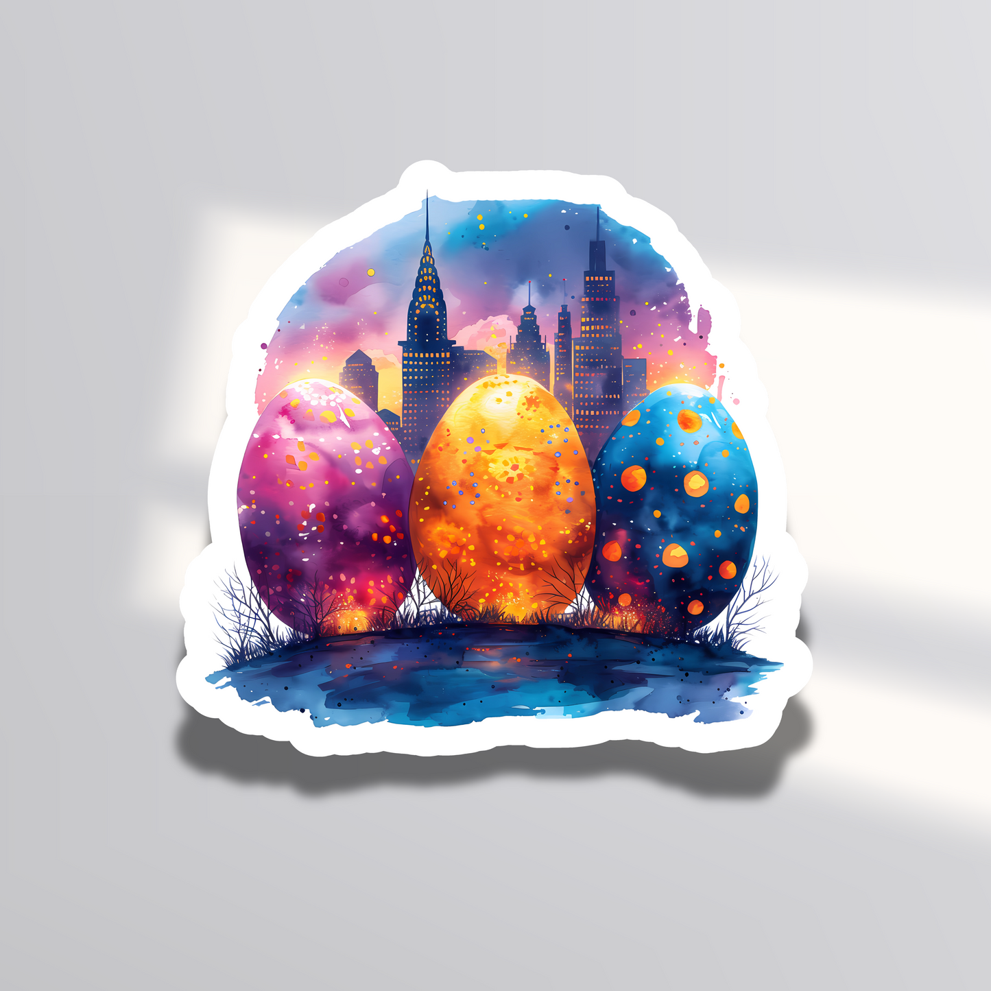 Sweet Eggscape Sticker Sheet