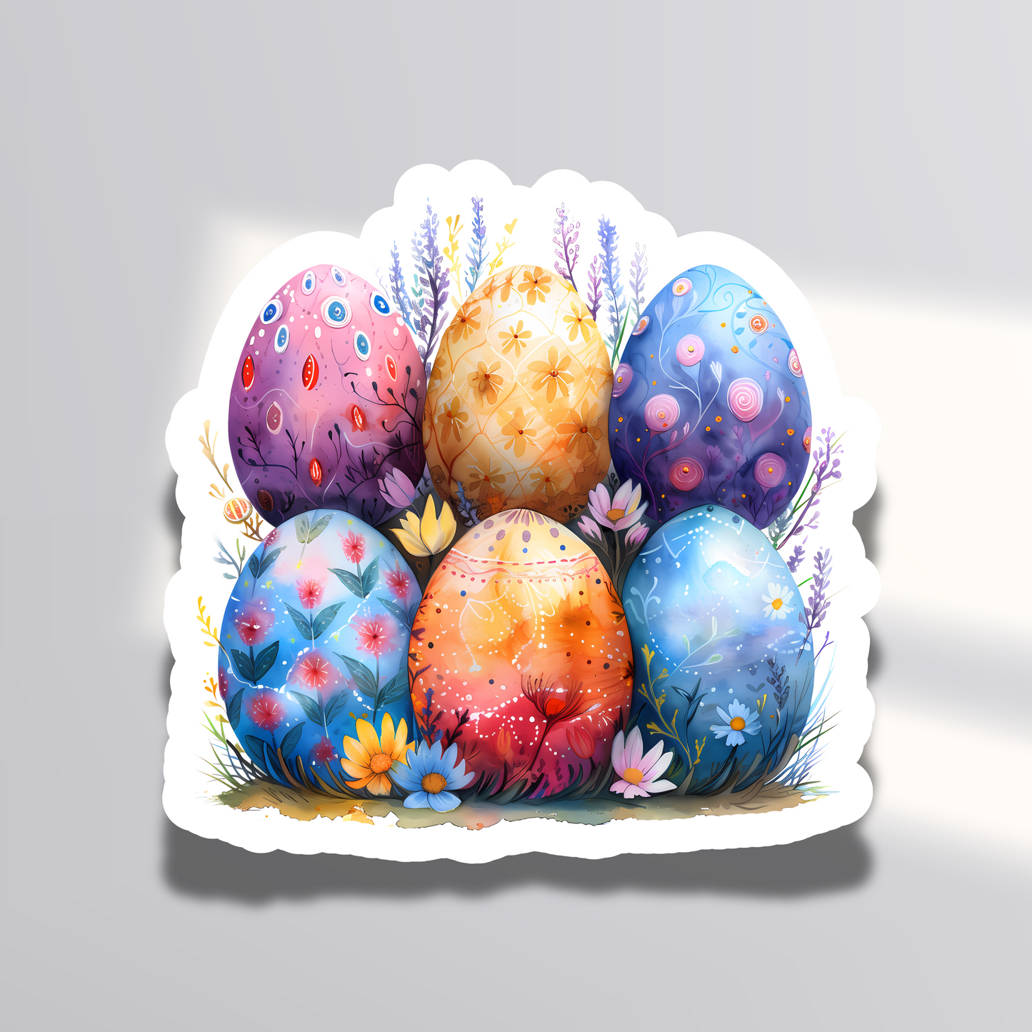 Sweet Eggscape Sticker Sheet