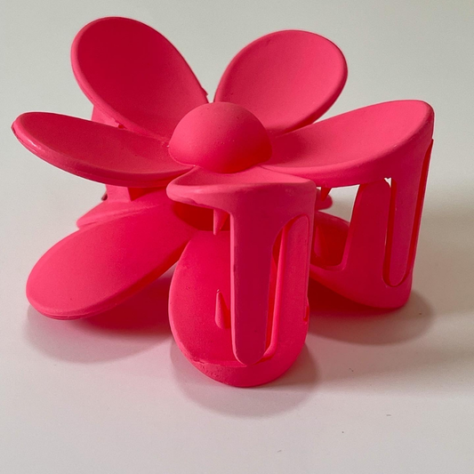 Rose Blossom Flower Hair Claw