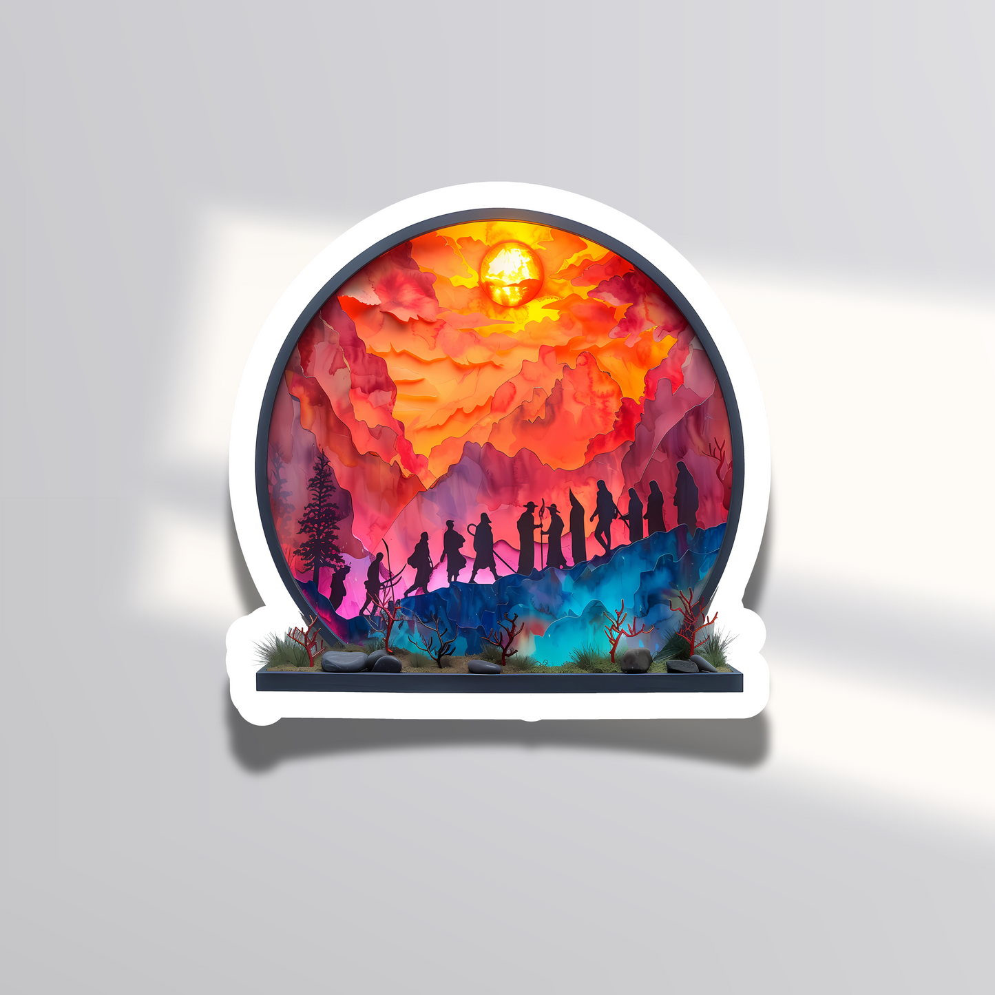 Sweet Eggscape Sticker Sheet
