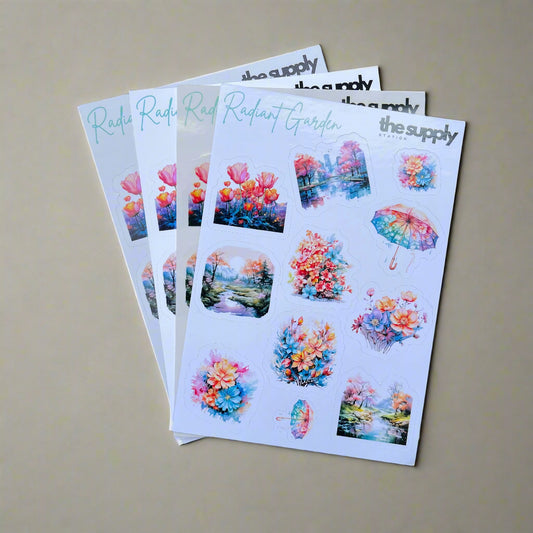 Radiant Garden Sticker Sheet