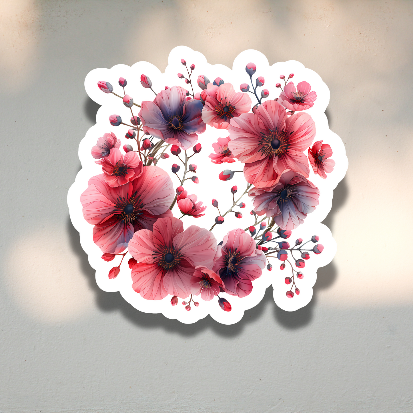 Pink Hatch Sticker Sheet