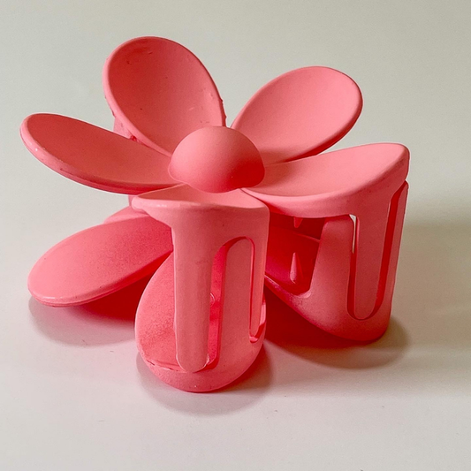 Blush Petal Flower Hair Claw