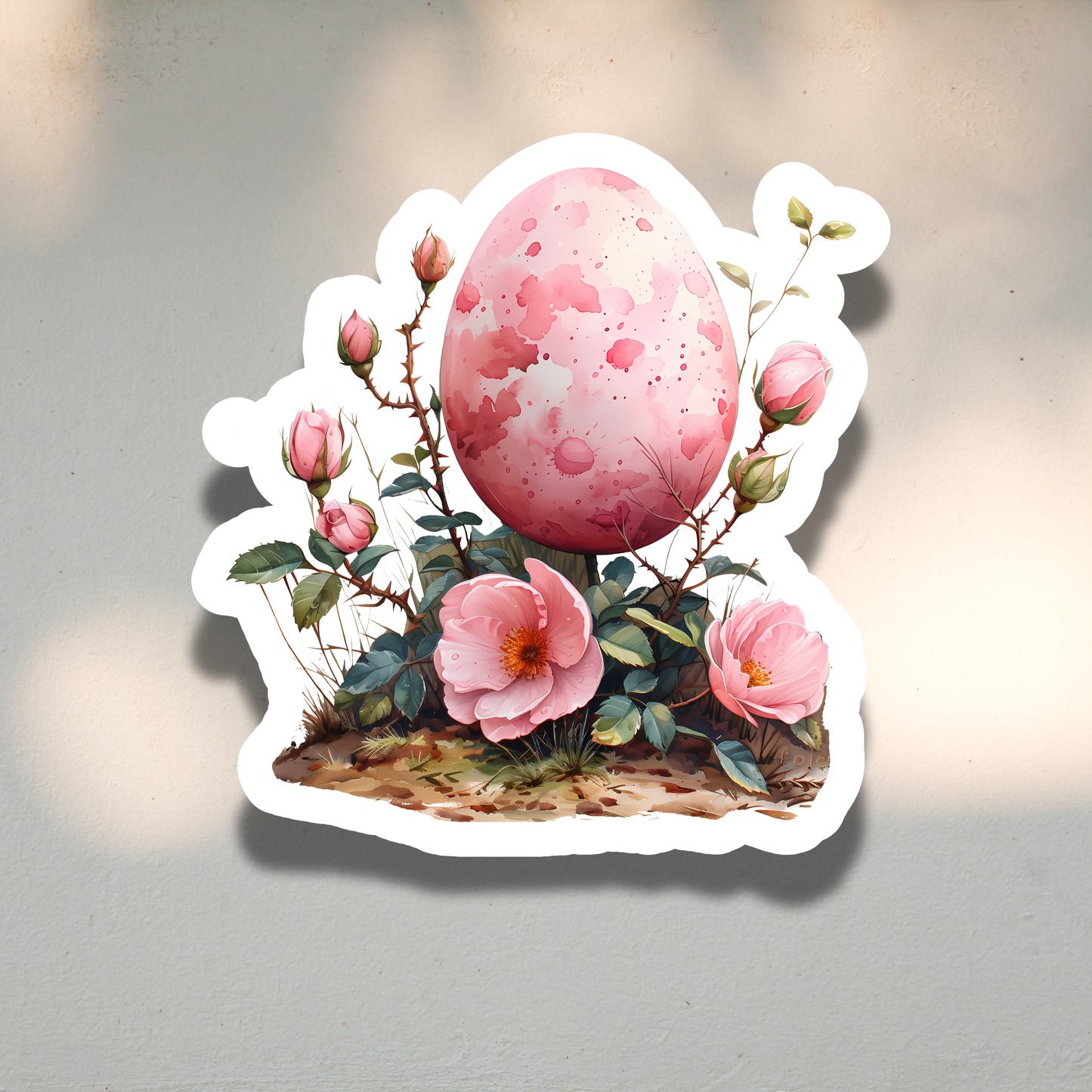 Pink Hatch Sticker Sheet