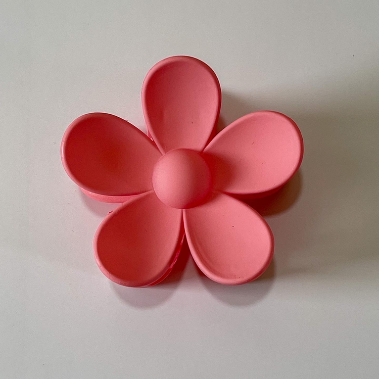 Blush Petal Flower Hair Claw