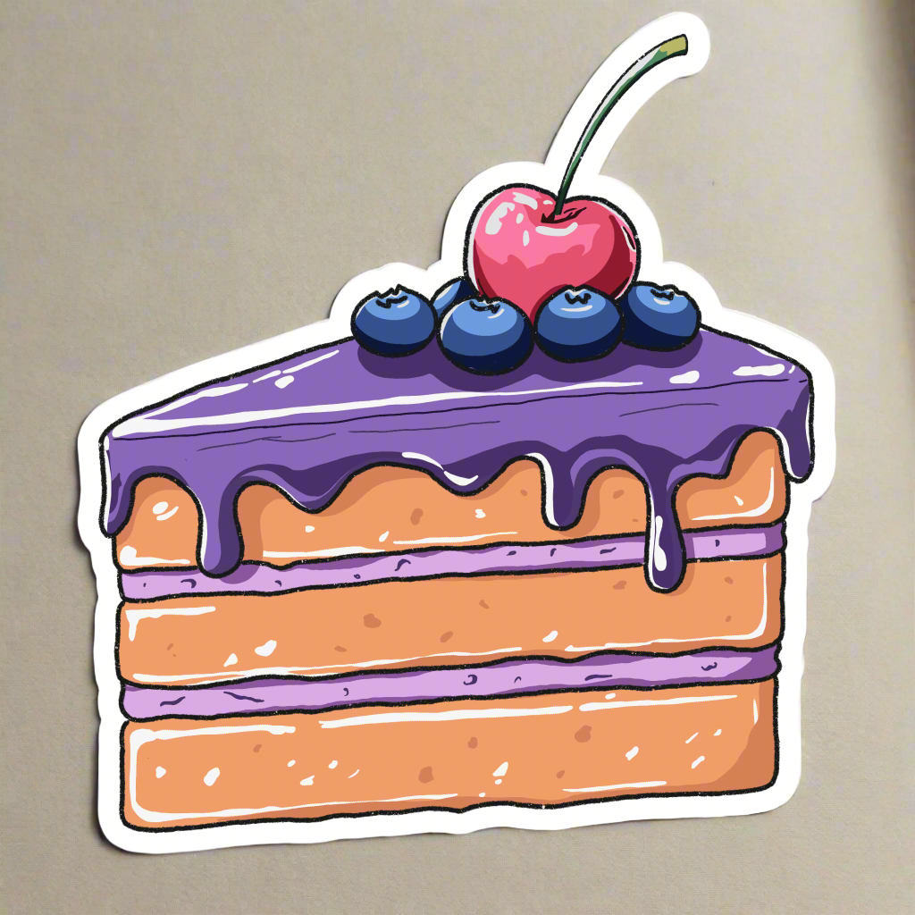 The Blueberry Table Waterproof Die Cut Stickers – Sweet & Durable Treats