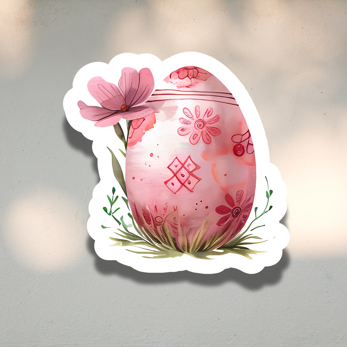 Pink Hatch Sticker Sheet