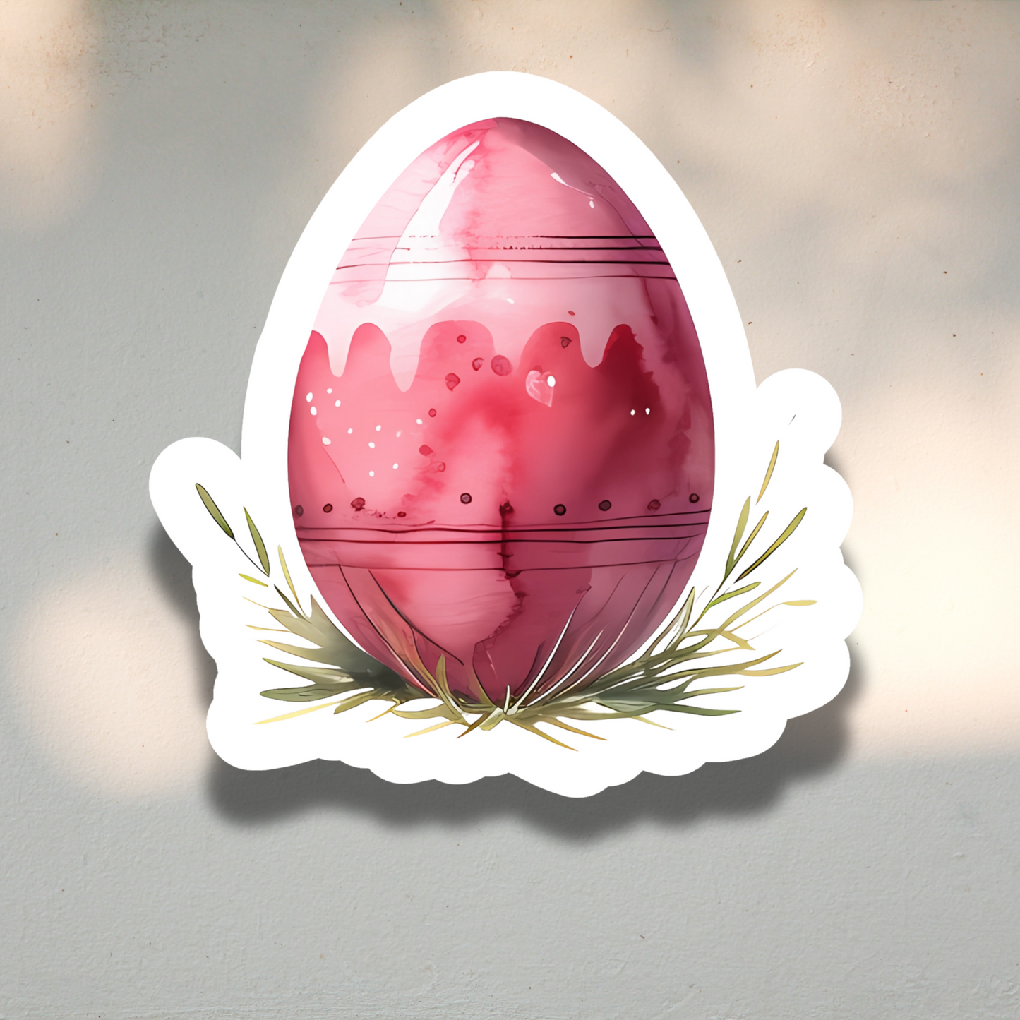 Pink Hatch Sticker Sheet