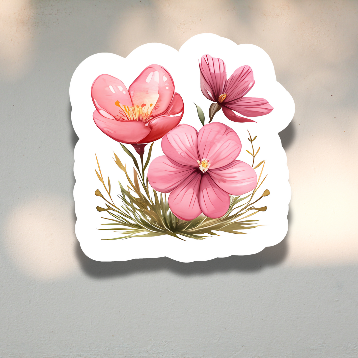 Pink Hatch Sticker Sheet