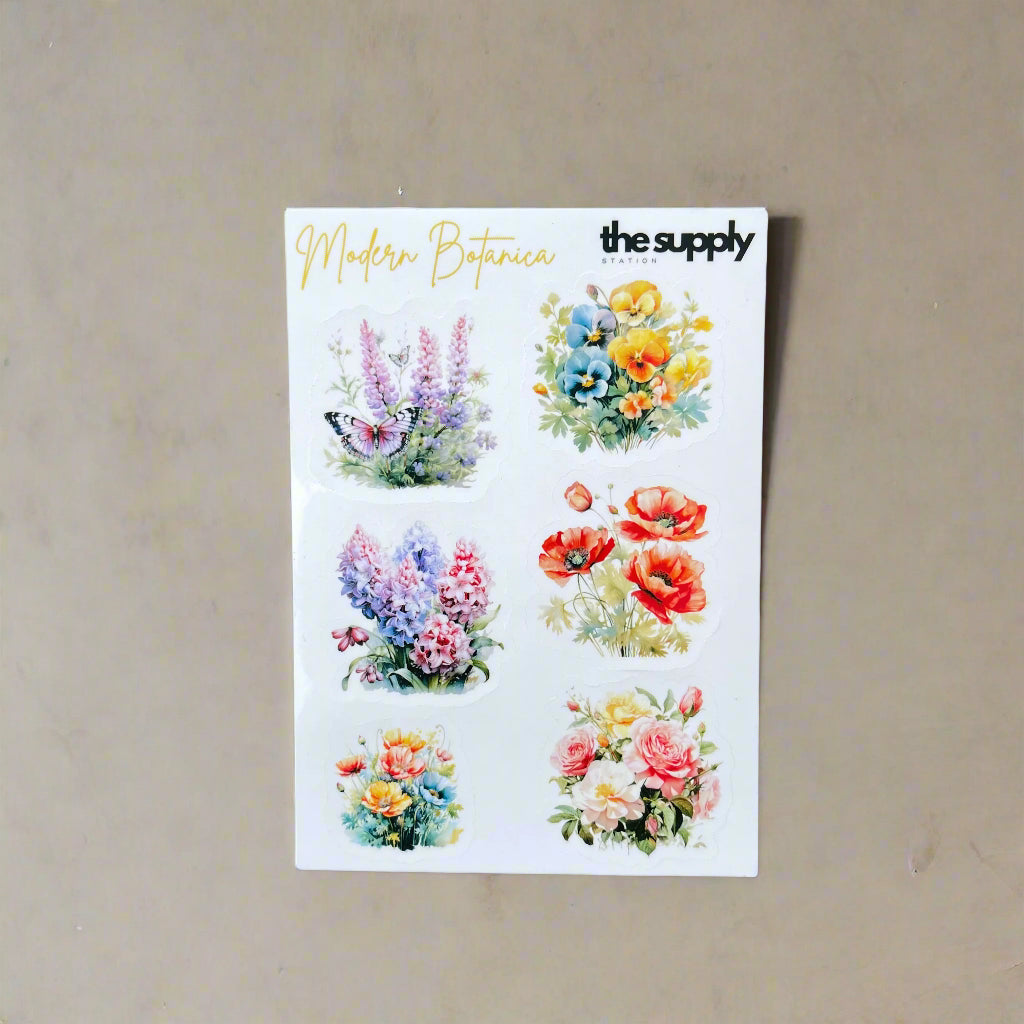 Modern Botanica Sticker Sheet
