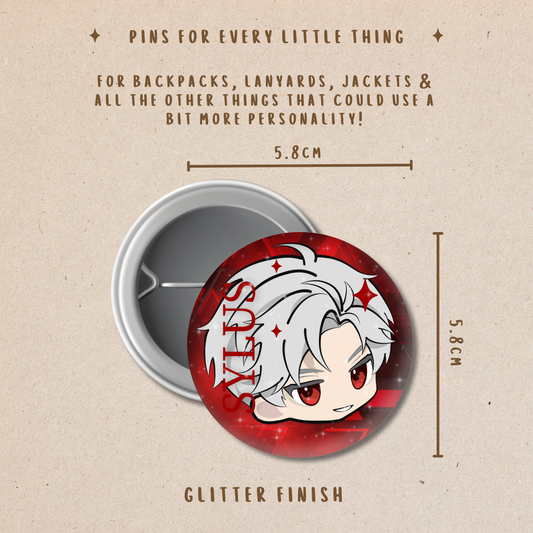 Love and Deepspace Button Pins | Backpack, Jacket & Lanyard Accessories