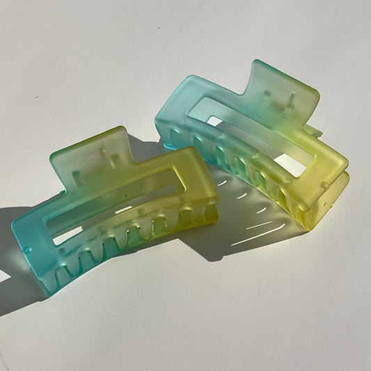 Lemon Meadow Ombre Hair Claw