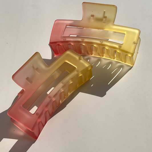 Golden Sunset Ombre Hair Claw