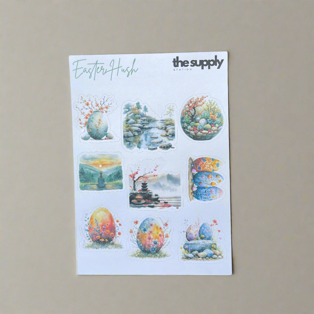 Easter Hush Sticker Sheet