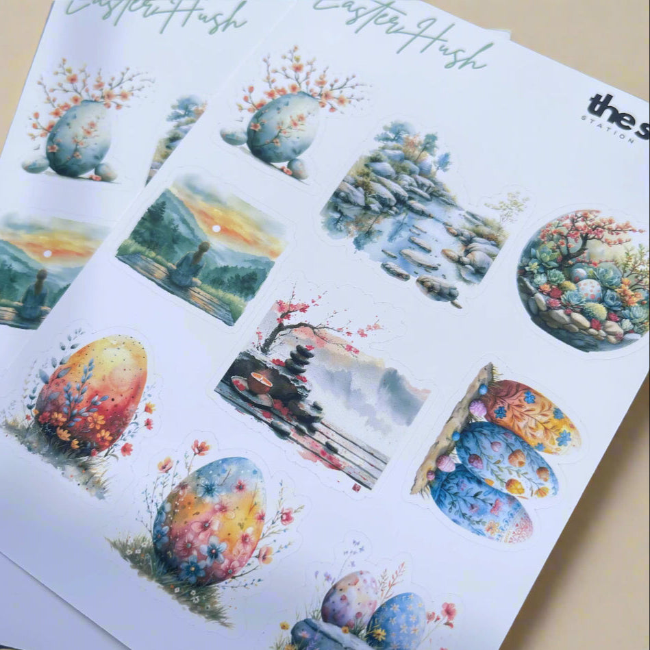 Easter Hush Sticker Sheet