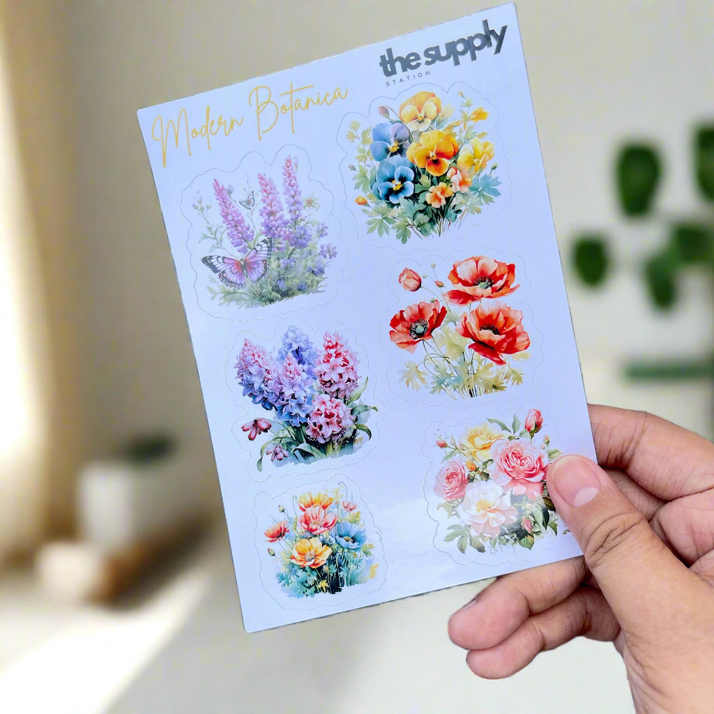 Modern Botanica Sticker Sheet