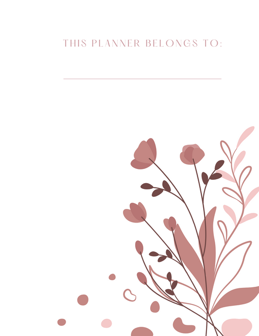 Weekly Planner Sabby (Printable - Not a physical product)