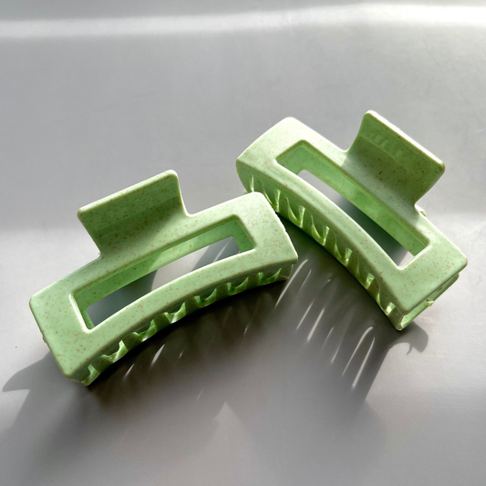 Mint Mist Speckle Hair Claw