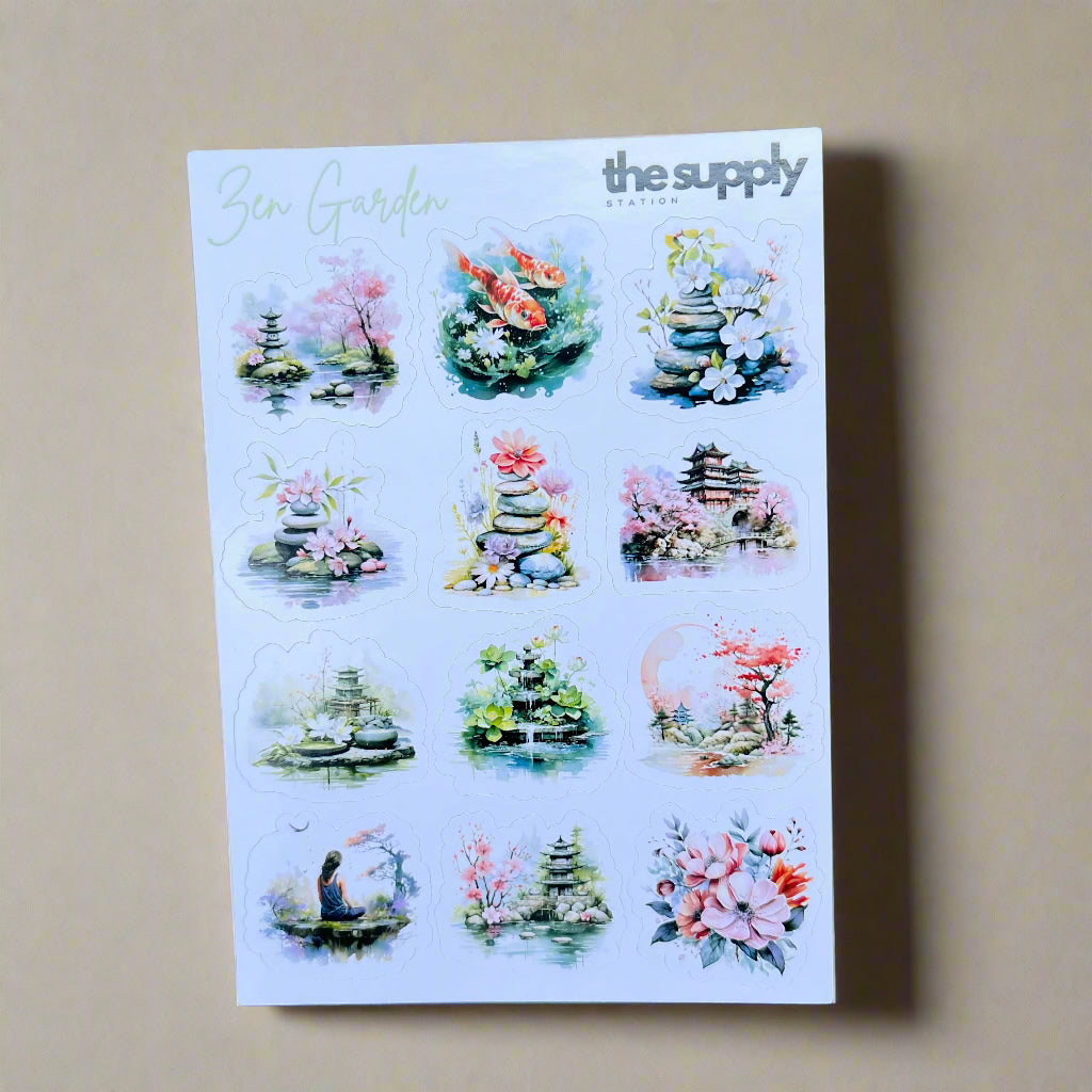 Zen Garden Sticker Sheet