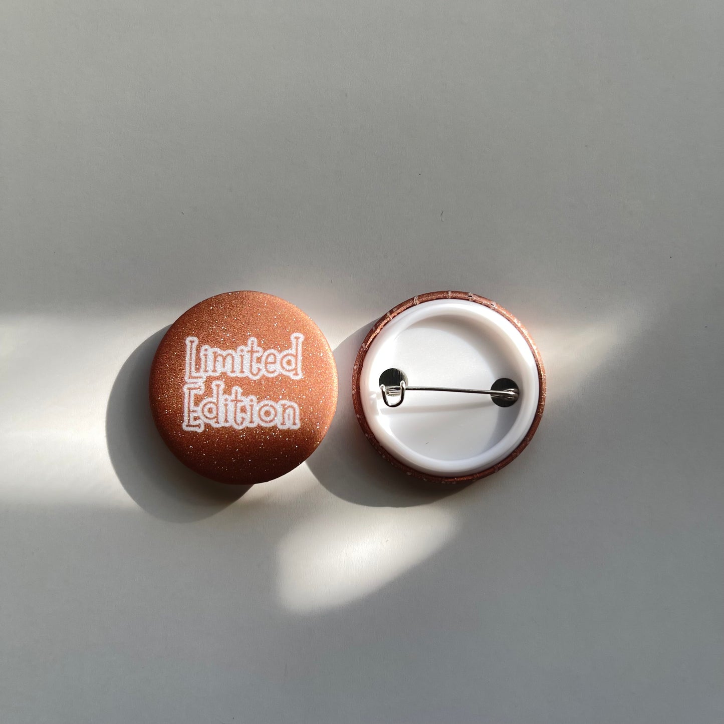 Glitter Button Pin – Sparkly, Fun, and Full of Personality