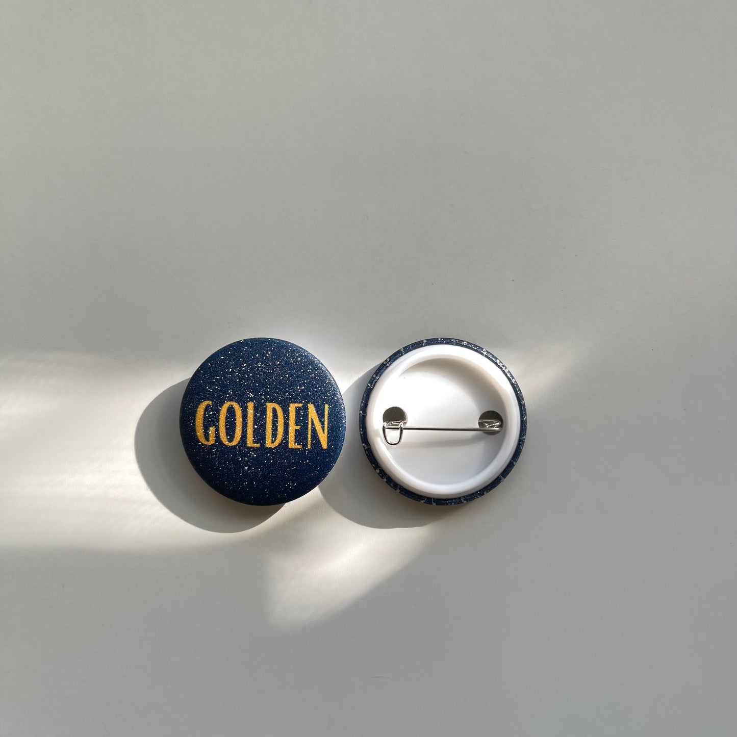 Glitter Button Pin – Sparkly, Fun, and Full of Personality