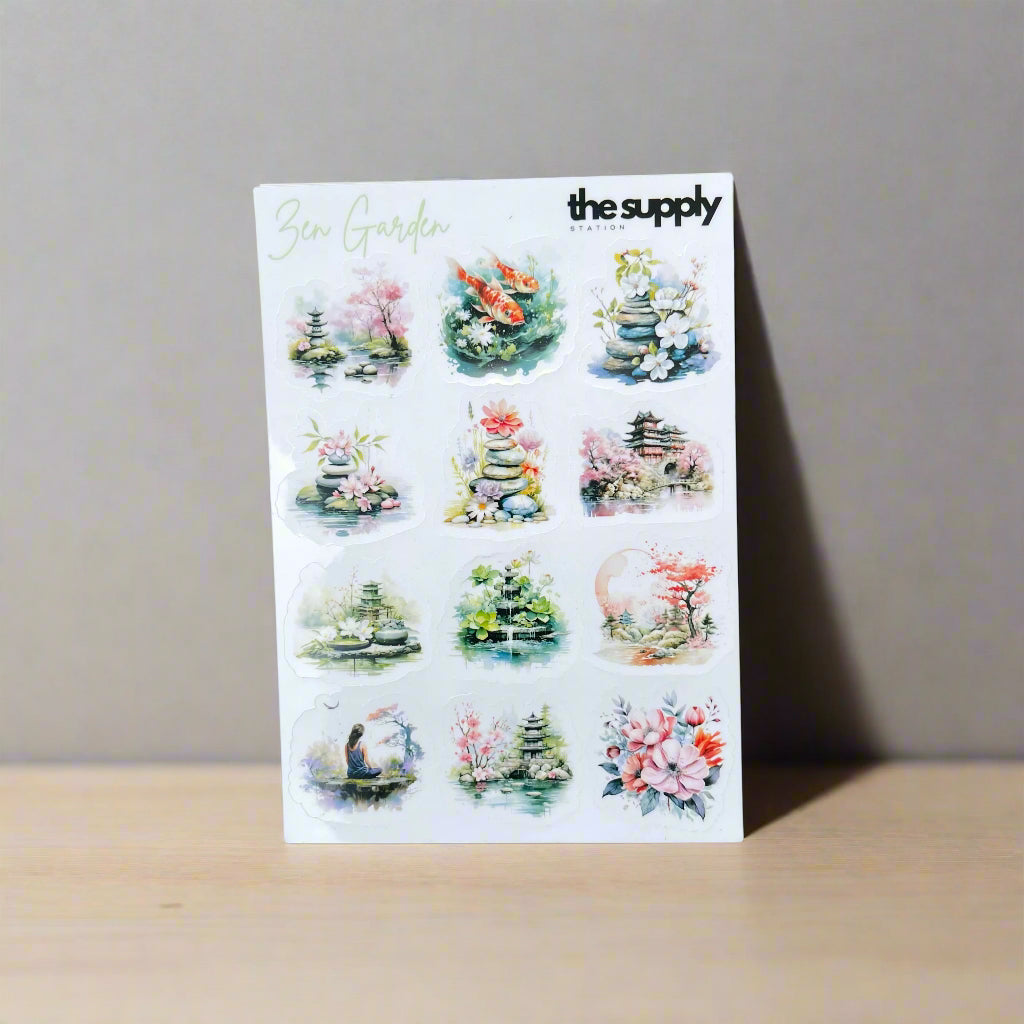 Zen Garden Sticker Sheet
