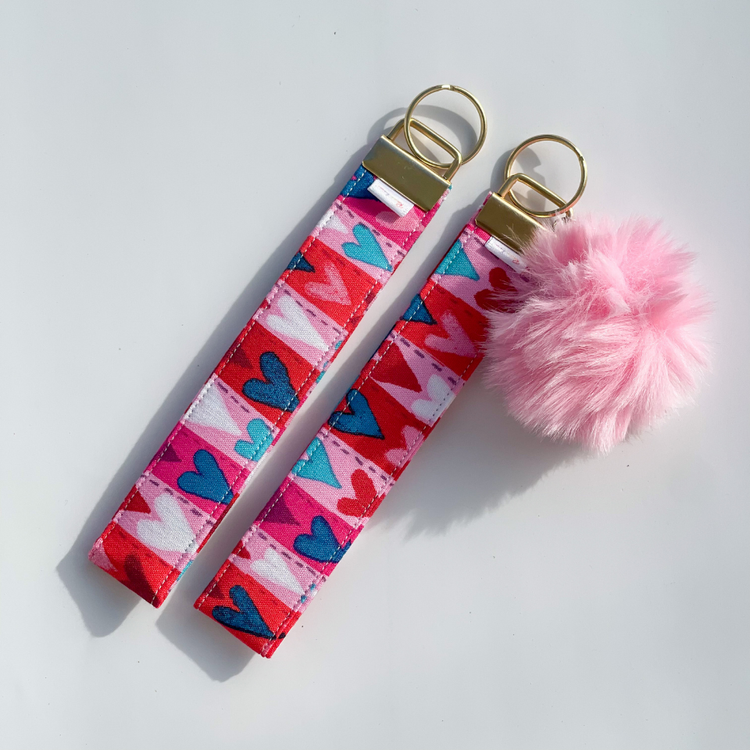 Valentine Wristlet Key Fob