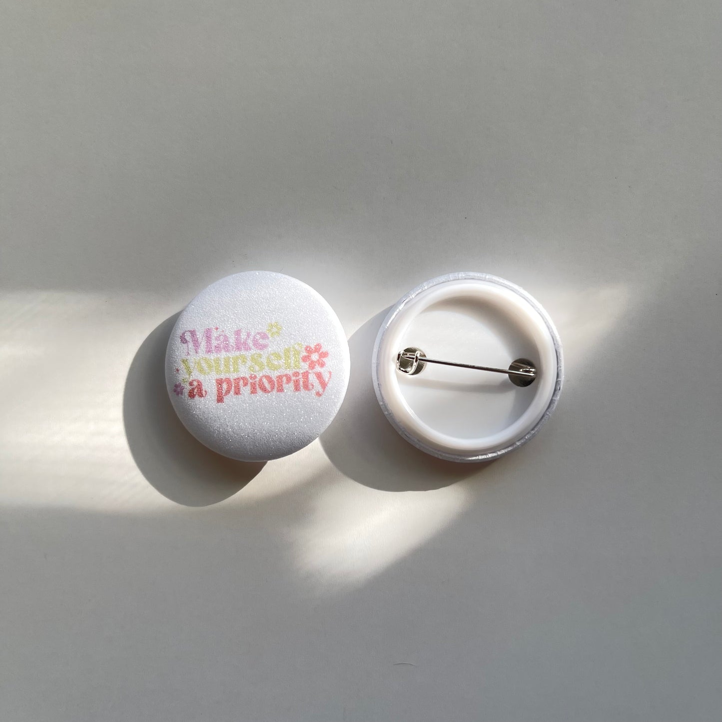 Glitter Button Pin – Sparkly, Fun, and Full of Personality