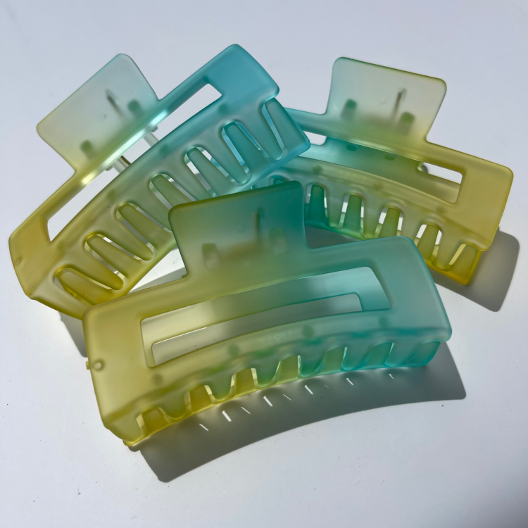 Lemon Meadow Ombre Hair Claw