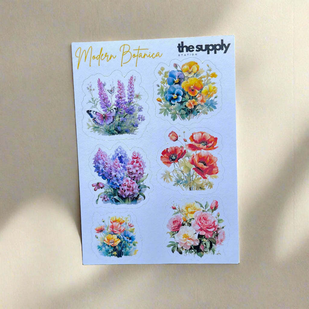 Modern Botanica Sticker Sheet