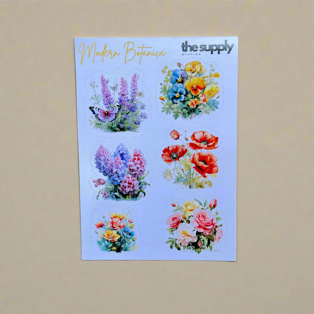 Modern Botanica Sticker Sheet