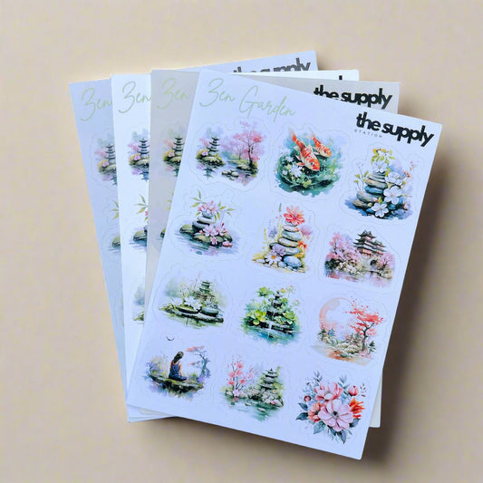 Zen Garden Sticker Sheet