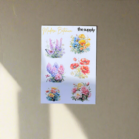Modern Botanica Sticker Sheet