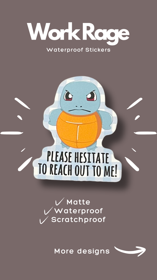 Work Rage Stickers