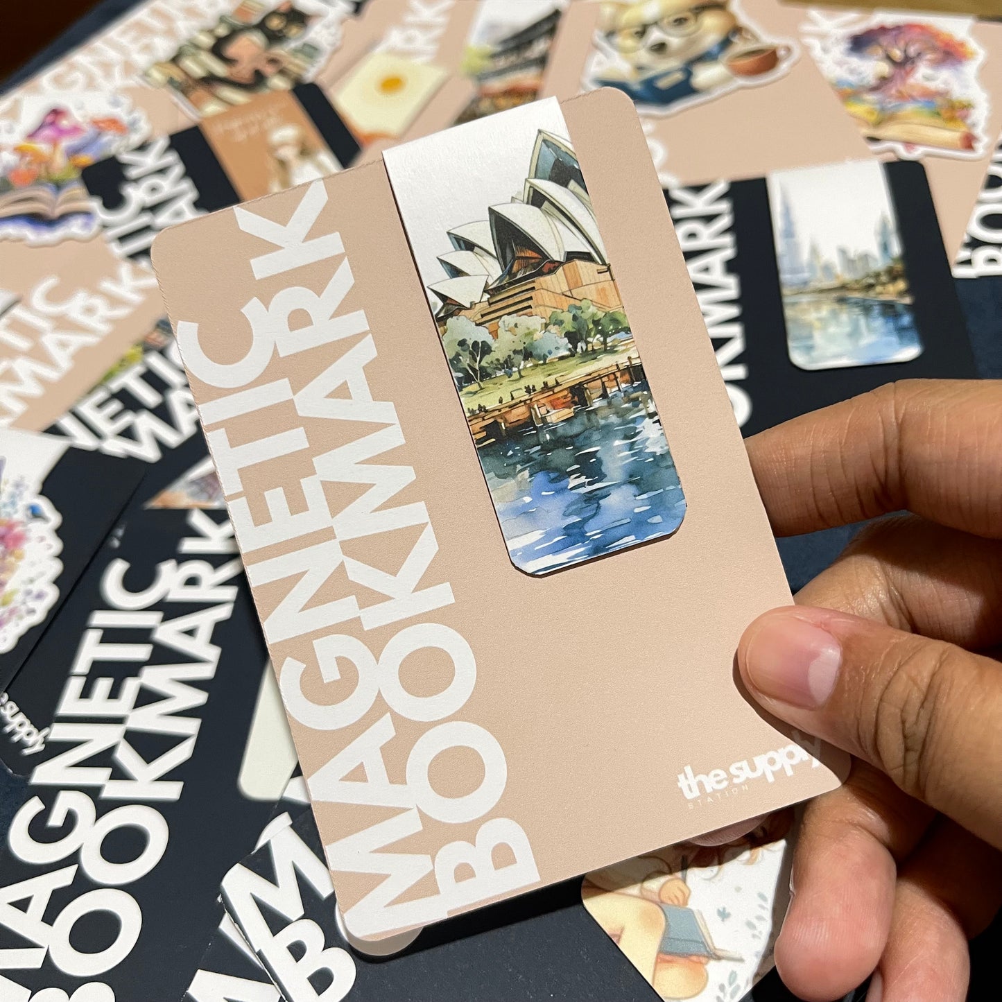 Aesthetic Magnetic Bookmark – Cute & Minimal Bookmarks for Books, Planners & Journals