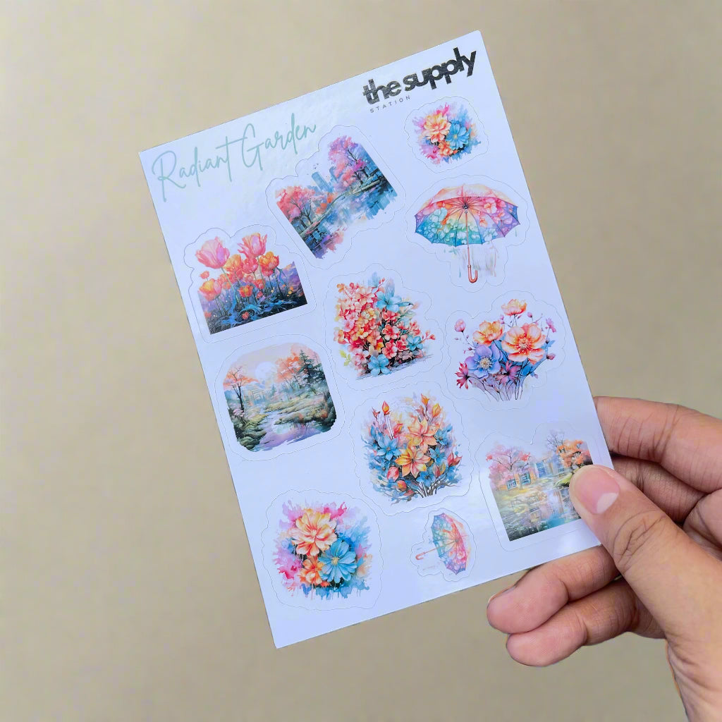 Radiant Garden Sticker Sheet