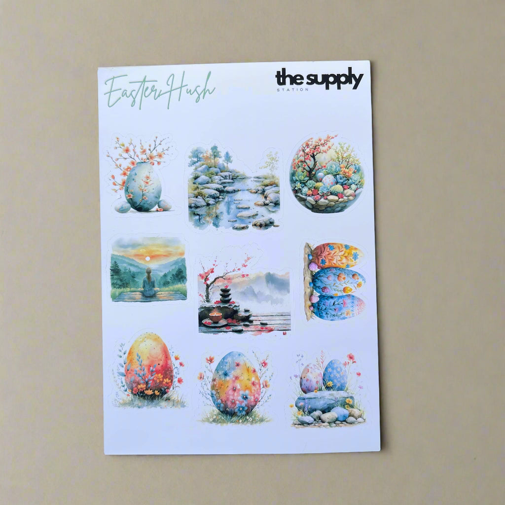 Easter Hush Sticker Sheet