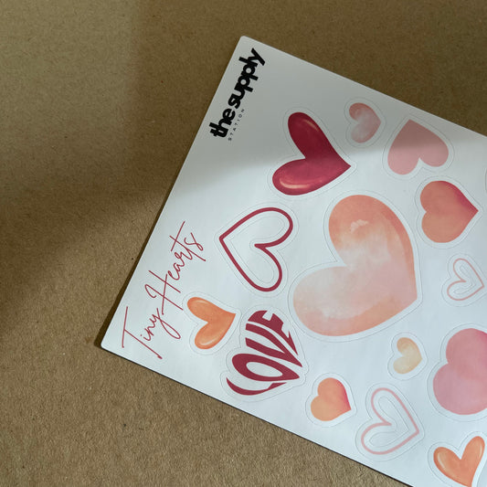 Tiny Hearts Sticker Sheet