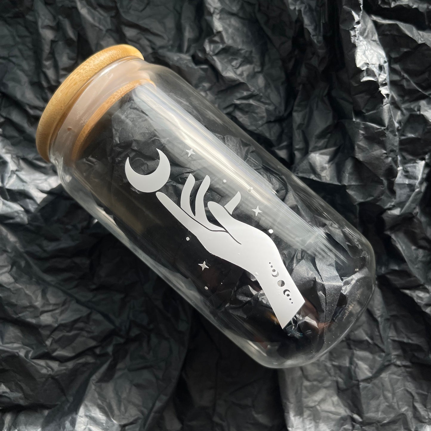 Reach for the Moon Soda Glass Cup