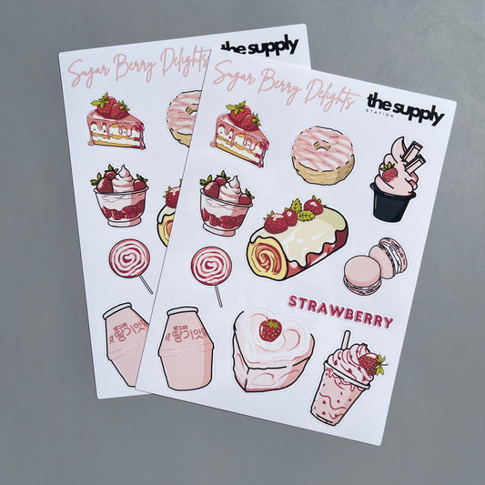 Sugar Berry Delights Sticker Sheet