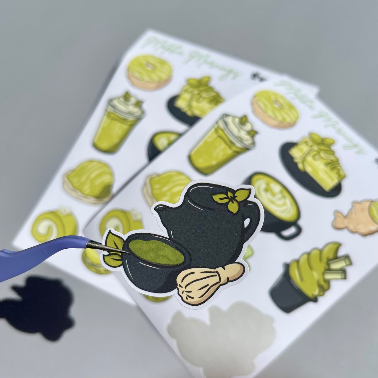 Matcha Mornings Sticker Sheet