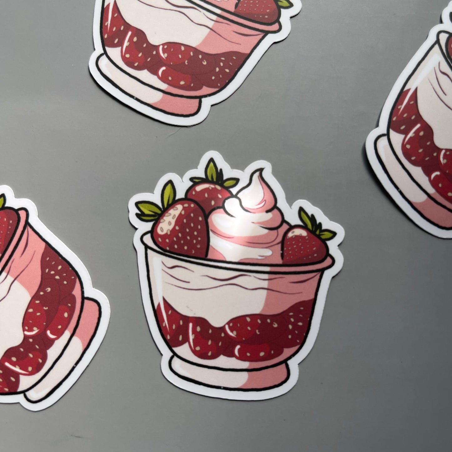 Sugar Berry Delights Die-Cut Waterproof Sticker