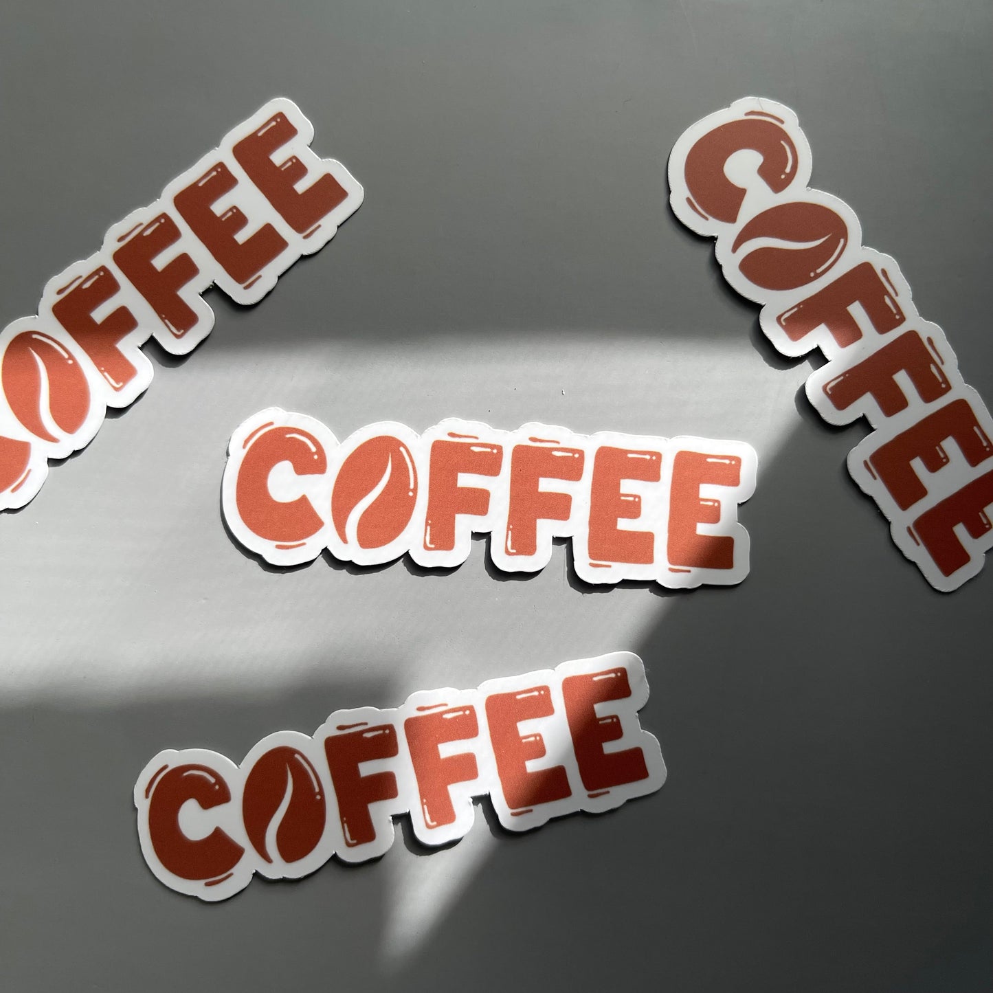 Afternoon Coffee Die-Cut Waterproof Stickers
