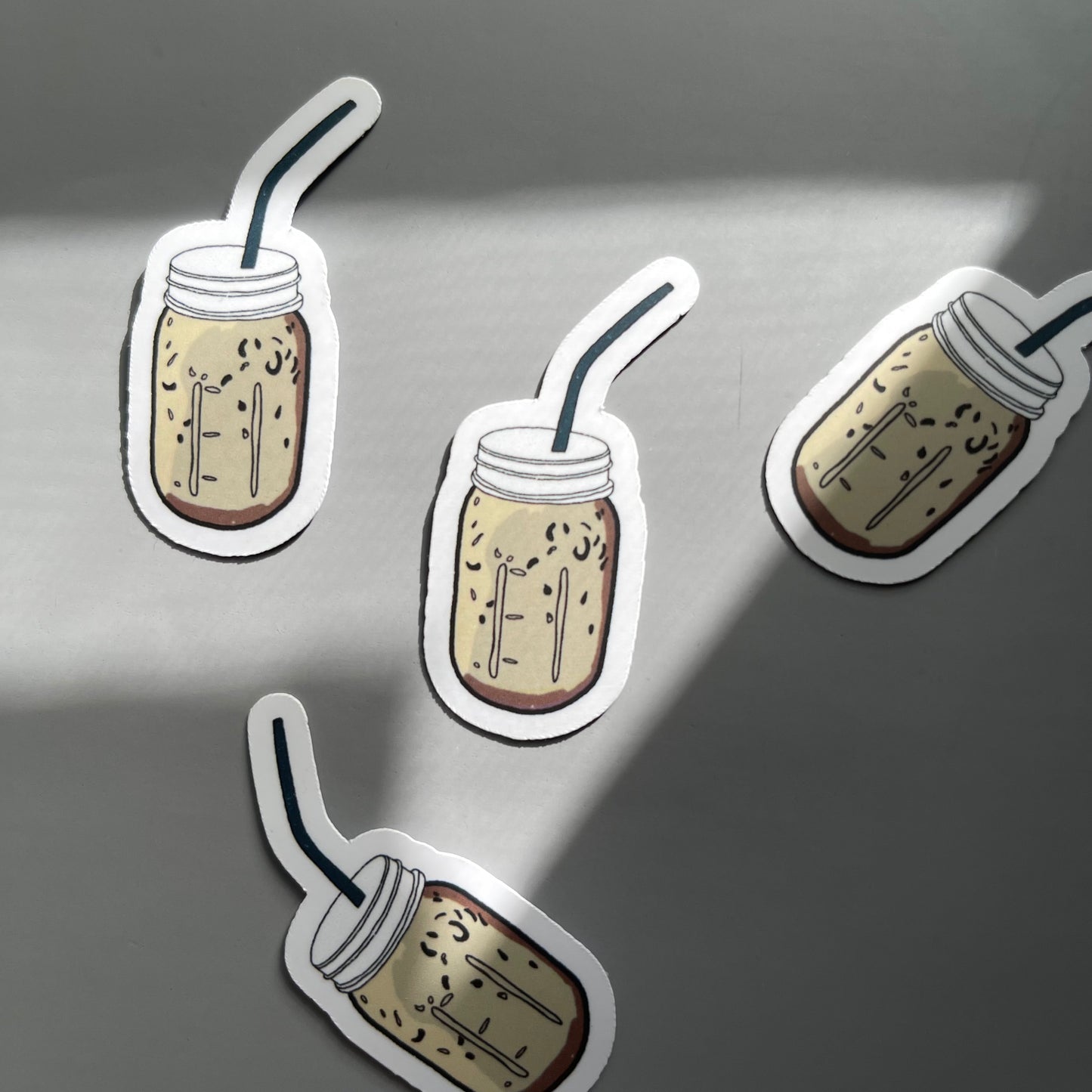 Afternoon Coffee Die-Cut Waterproof Stickers