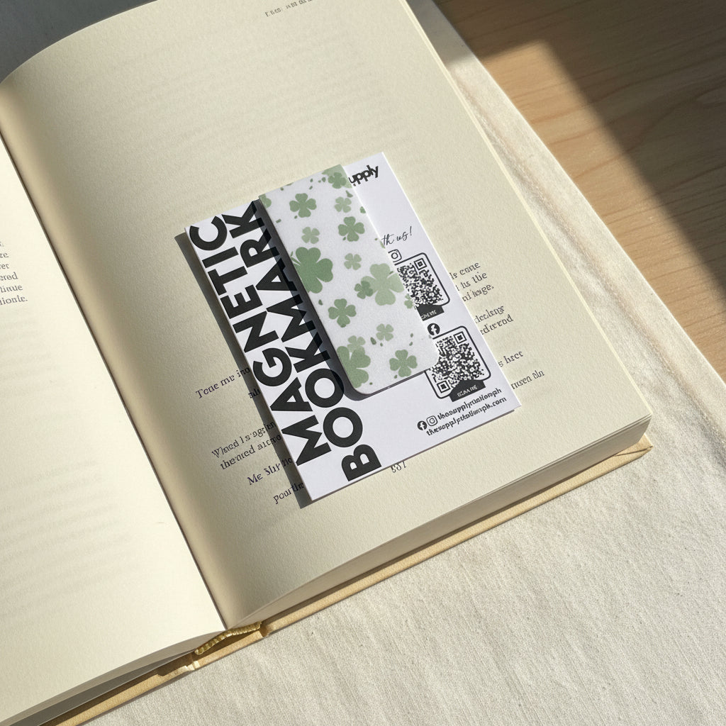 Floral Magnetic Bookmarks – Garden-Inspired Page Markers for Books, Journals & Planners