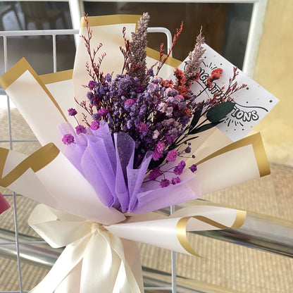 Everlasting Blooms – Dried Flower Bouquet